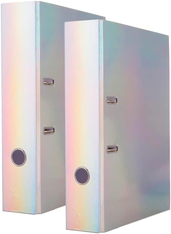 3A Classir 556-1 Briqueen Metallic File 8 cm with Metal Machine 2 Pieces - Silver